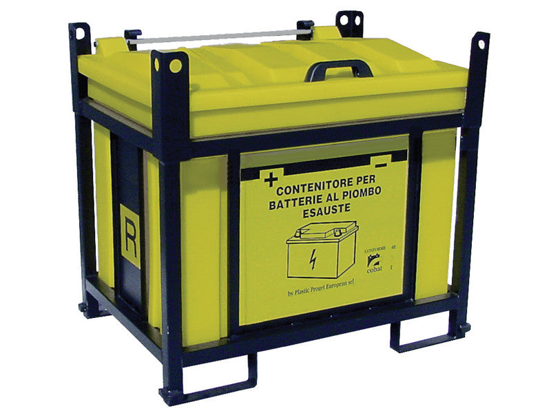 Conteneur en PP Carvel 1130x830x1040mm empilable pour batteries usagées, 550l