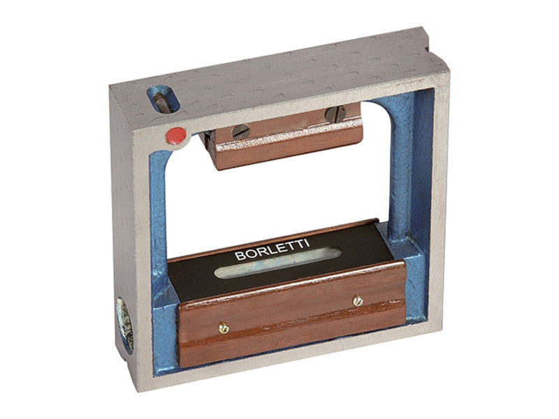 Borletti niveau à bulle carré de précision 150x150mm sensibilité 0,1mm