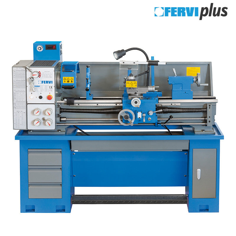 Tour parallèle T940/230V avec boîte d'engrenages 230V 1,5kW