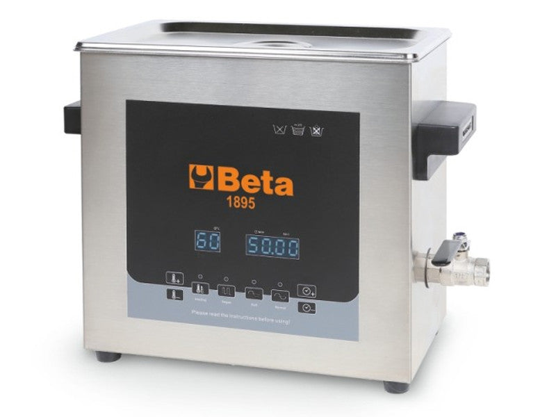 Beta utensili vasque lavage ultrasons 1895 6L dégazage professionnel atelier