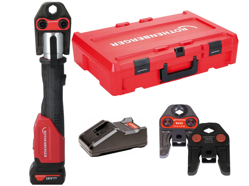 Rothenberger Romax 4000 AMPShare Presse à Sertir Batterie + Mâchoires 15-28mm