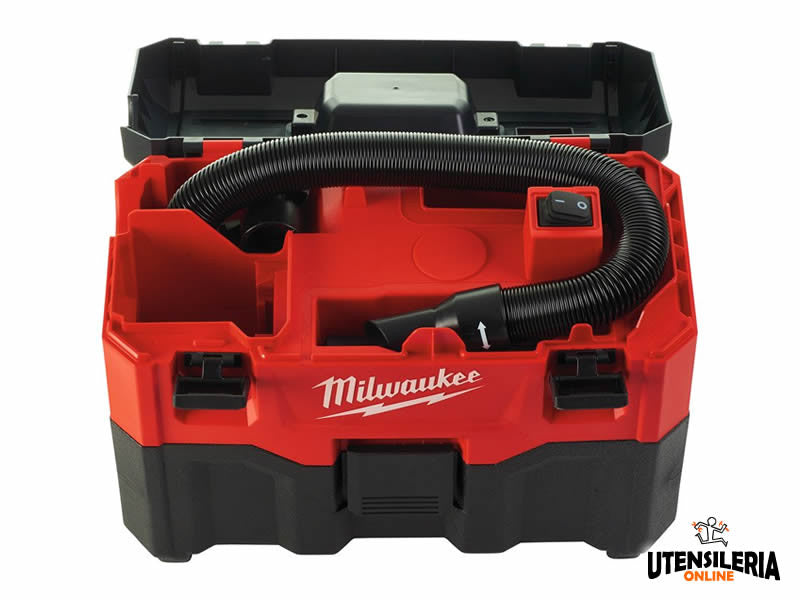 Milwaukee aspirateur eau et poussière M18 VC2-0 18V filtre HEPA 7,5 L sans batterie
