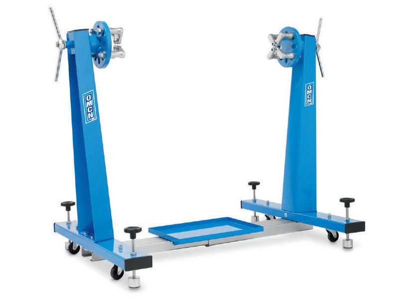 Omcn Doppelrotations-Motorsägebock 219 blau 450 kg 360°-Drehung 