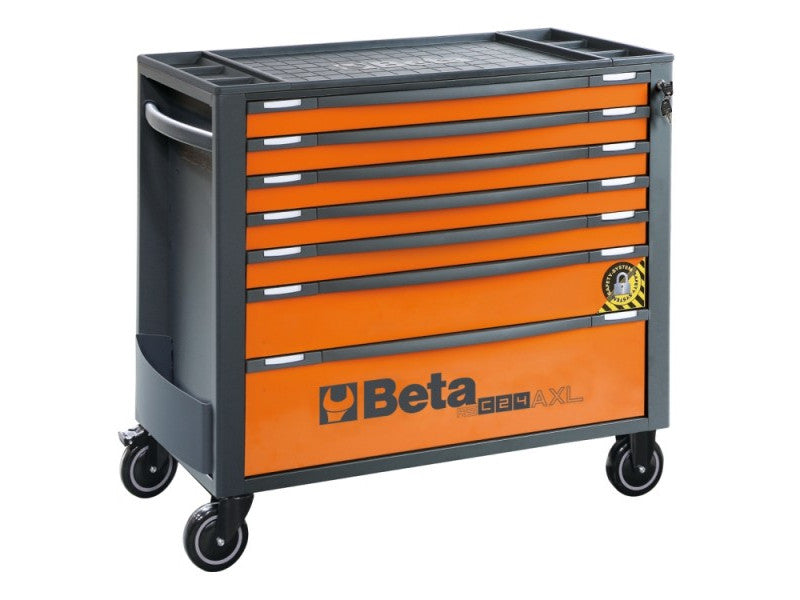 Beta RSC24AXL/7 Werkstattwagen mit 7 Schubladen, anthrazitorange, kippsicher 