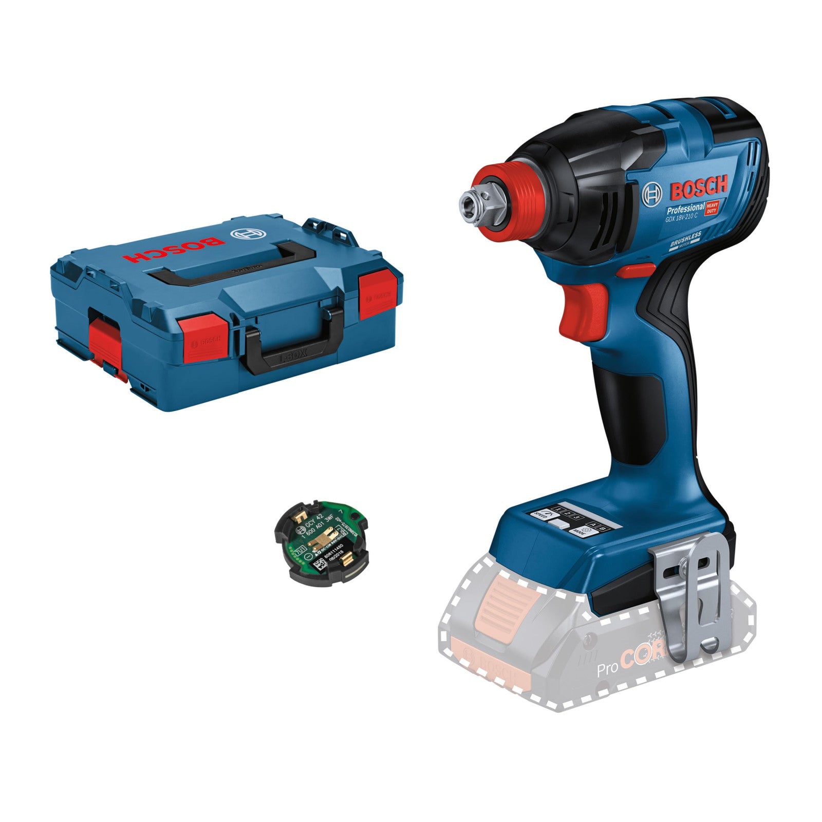 Bosch Professional boulonneuse à chocs sans fil GDX 18V-210 C 18V machine nue