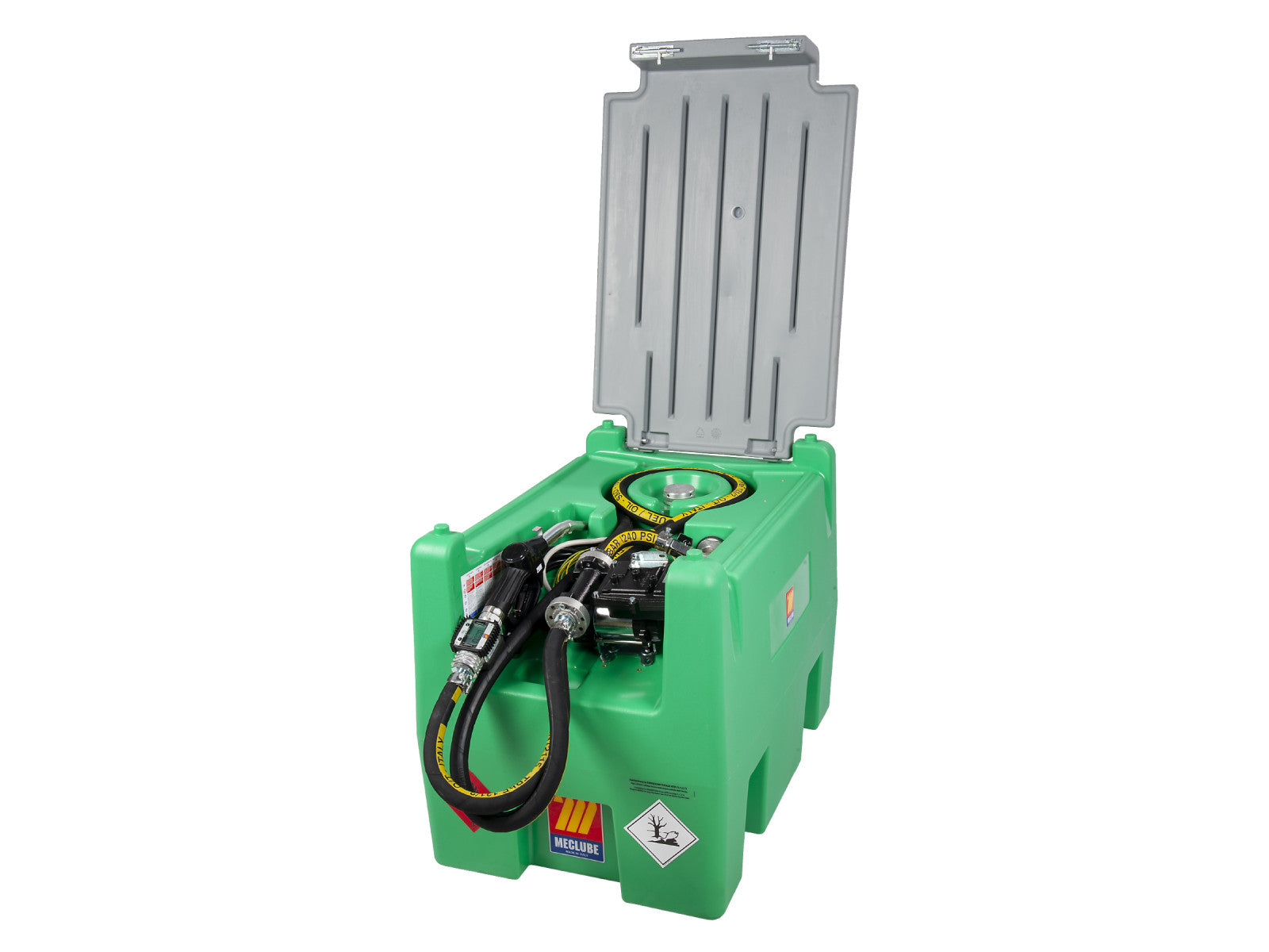 Meclube Benz-Tank 220-Liter-Behälter mit 12-V-Elektropumpe, ATEX-zertifiziert