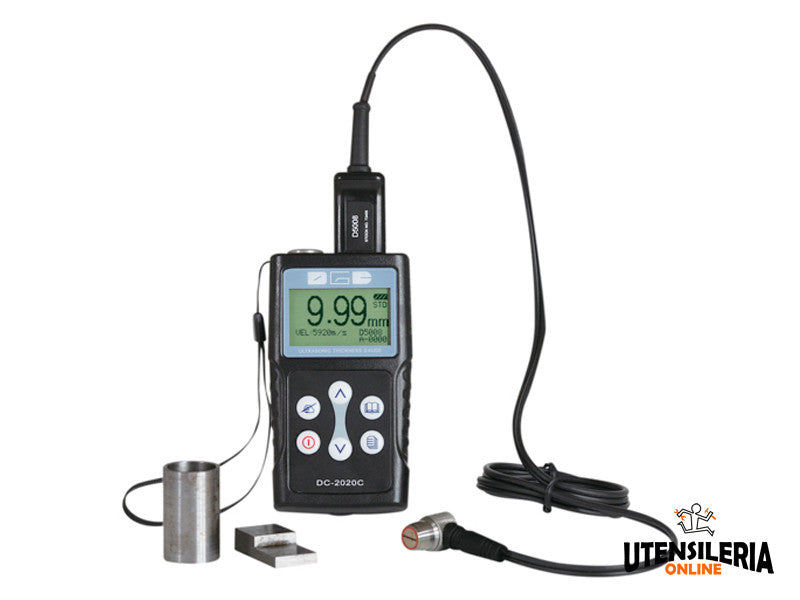Borletti mesureur d'épaisseur à ultrasons DC2020C avec sortie USB 0,8-300mm