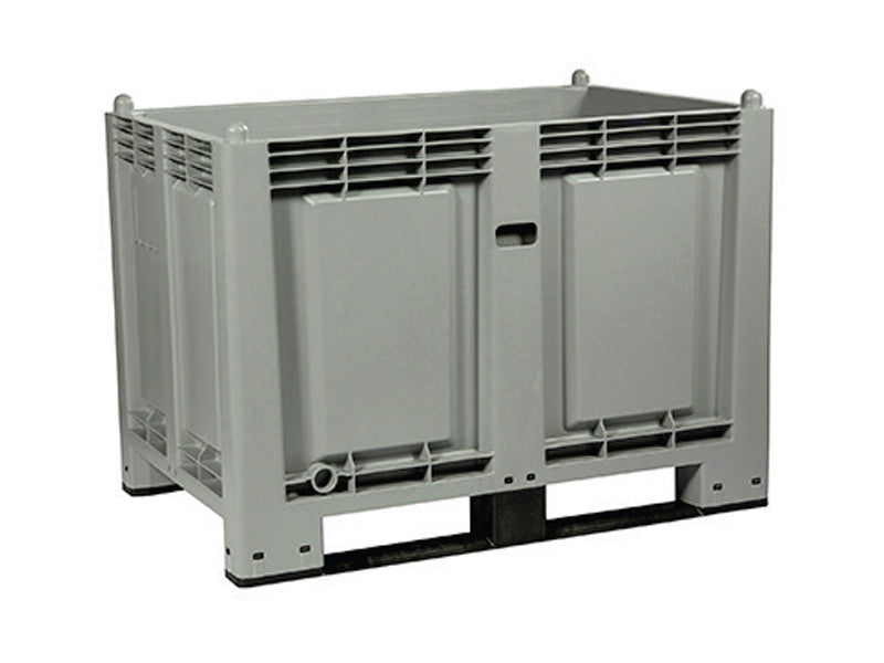 Caisse palette Carvel 1200x800x850mm en polypropylène avec 2 traverses, 600lt