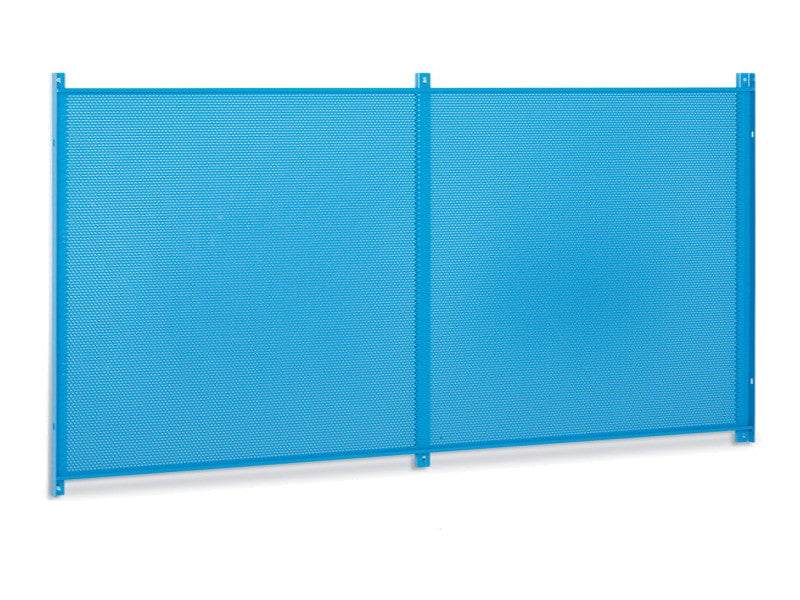 Panel ścienny na narzędzia z perforowanej blachy 4 mm 2000x850h - Niebieski (RAL 5012)