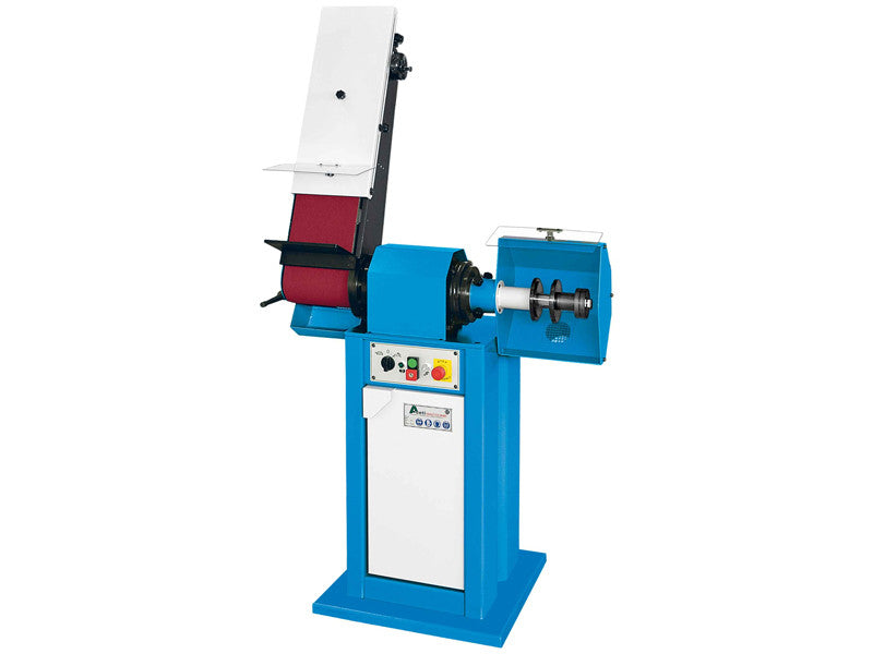 Aceti 200 x 1750 mm 4,4 kW Verstellbarer Bandschleifer, Blau