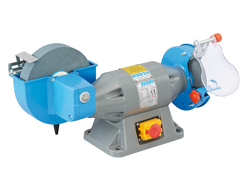Meuleuse d'établi combinée Fervi 0377 avec double meule 230V 0,52kW