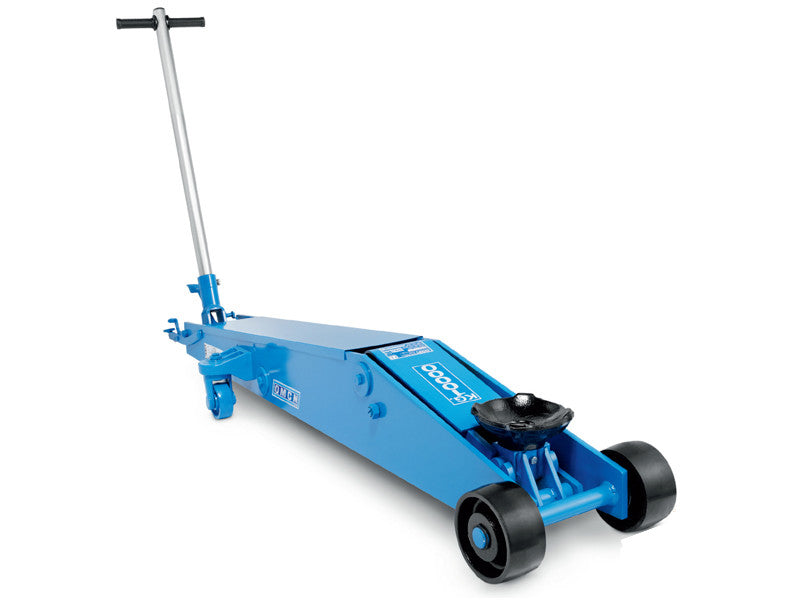 Omcn cric hydraulique à chariot 122 bleu 10 tonnes hauteur 630mm