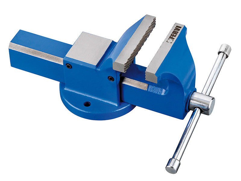 Étau d'établi en acier Fervi 0036/150 mâchoire 150mm ouverture 180mm
