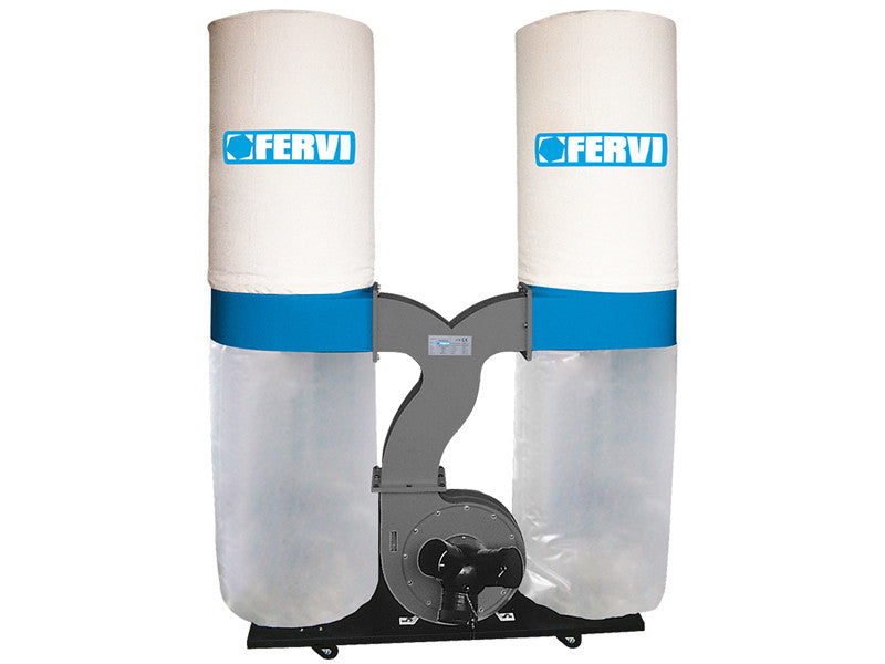 Odsysacz trocin Fervi 0496 do maszyn do obróbki drewna, 2,2 kW, do złożenia