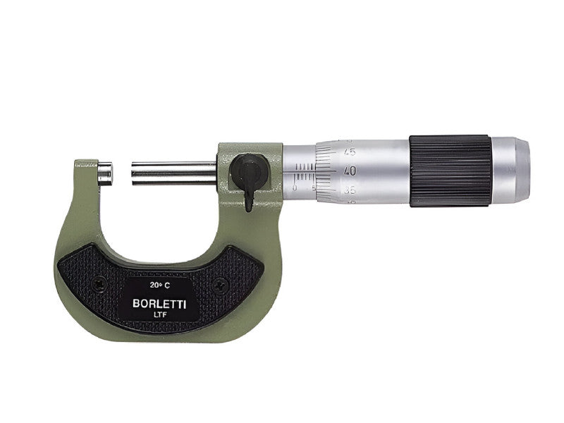 Borletti micromètre centésimal pour extérieurs MELN/6W 125-150 mm certification ACCREDIA