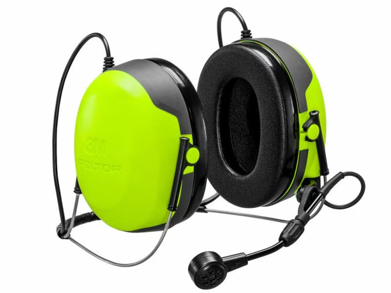 3M Peltor Casque Communication CH-3 Serre-Nuque Jaune Vif Micro Antibruit -31dB