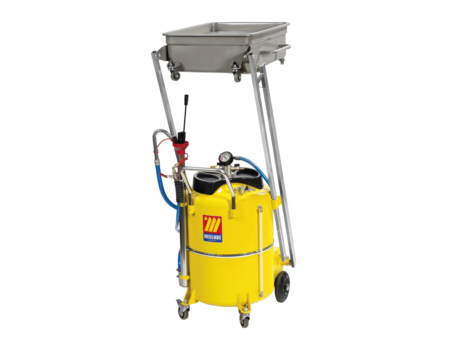 Meclube Aspirateur Récupérateur Pneumatique 120 Litres Huile Camions