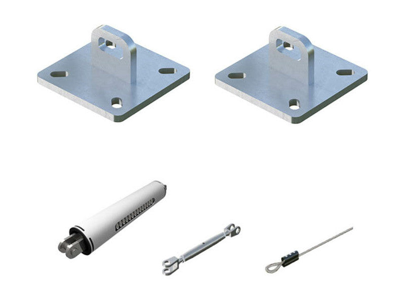 Kit Rego V-Stop en acier inoxydable Aisi 304 pour lignes de vie C sur surfaces planes