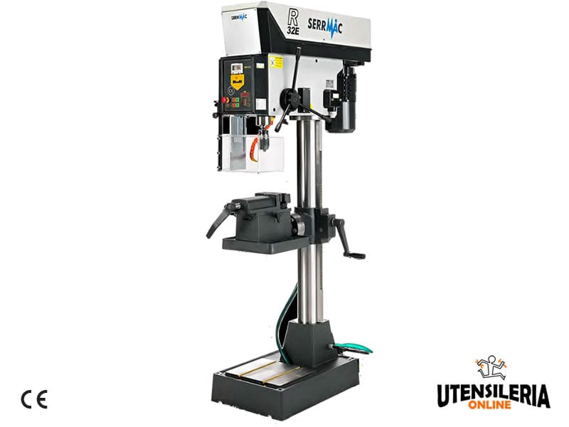 Serrmac R32E Säulenbohrmaschine mit elektrischem Antrieb, ø 32 mm