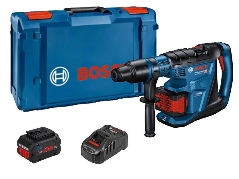 Bosch GBH 18V-21 perforateur sans fil, en coffret avec 2 batteries 4,0 Ah