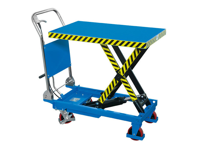 Plateforme élévatrice mobile Fervi 0075 à pantographe, capacité 300 kg