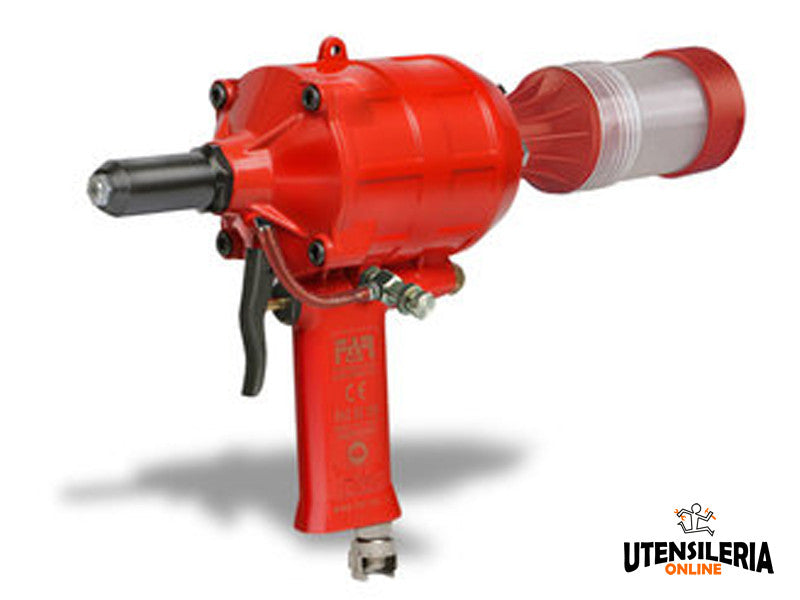 Far riveteuse pneumatique à pistolet RAC 83/AX pour rivets à rupture 2,4-4,8mm