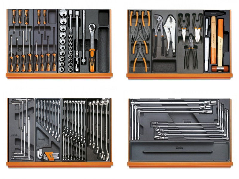 Beta utensili coffret 102 outils autoréparation 5904VA/T thermoformés ABS