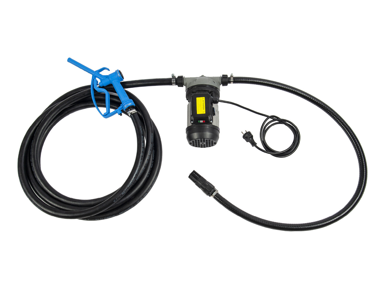 Meclube Tragbares AdBlue-Set 40 l/min mit elektrischer Pumpe und manueller Lanze