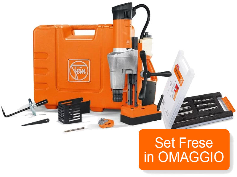 Fein Perceuse Magnétique KBM 65 UQW 1300W Ø65mm + Set 6 Forets Offert