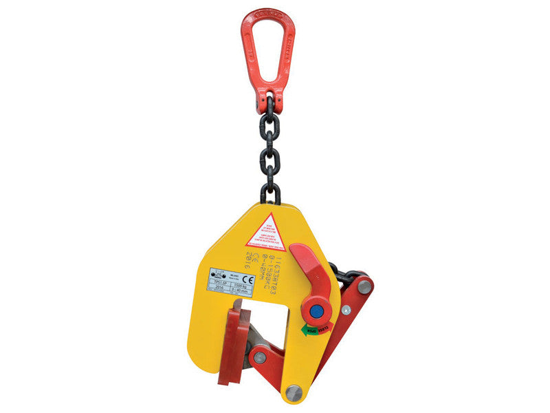 Finat TPS-P Vertikal-Hebeklemme für empfindliche Bleche, Tragfähigkeit 0,5-2 Tonnen 