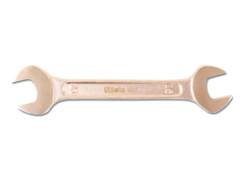 Klucz płaski dwustronny antywibracyjny Beta 55BA 30x32mm, certyfikat ATEX, miedź-berylowa