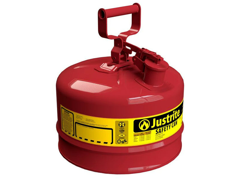 Conteneur de sécurité à poignée oscillante Carvel 298x292mm pour liquides inflammables, 9,5 l