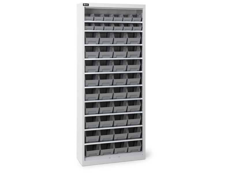 Armoire range-petites pièces Fami Perfom AK 700x267x1651mm avec 48 conteneurs Picking Box Air - Gris RAL 7035 cod.PERFOMAK06