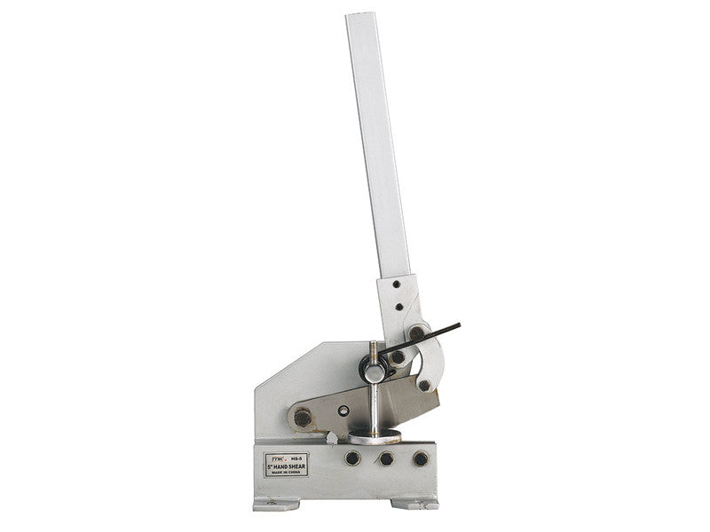 Dźwigniowe nożyce gilotynowe Fervi 0773/10 do cięcia blachy, płaskowników i prętów okrągłych, 250 mm