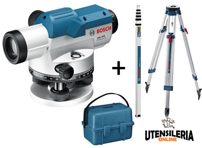 Poziomica optyczna Bosch GOL 32 D Professional 32x 120m ze statywem BT 160