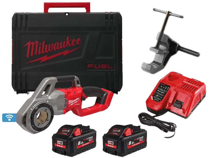 Milwaukee fileteuse électrique M18 Fuel FPT114 One-Key à batterie 1/8" à 1.1/4" Kit