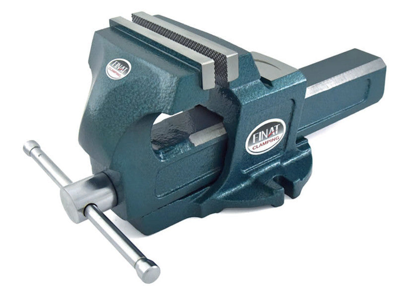 Finat étau d'établi en acier MOP mâchoire 125mm ouverture 130mm