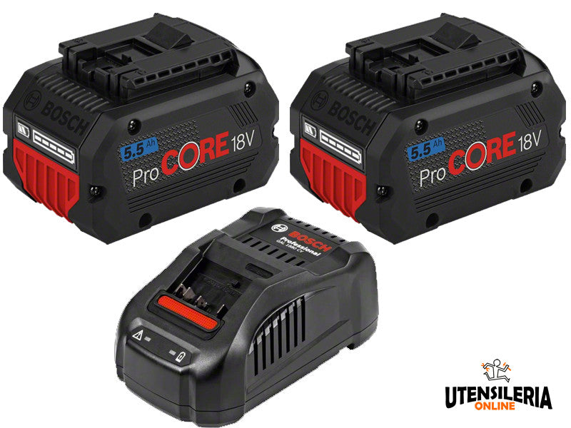 Bosch Professional set batterie ProCORE 18V 5.5Ah avec chargeur GAL 1880 CV