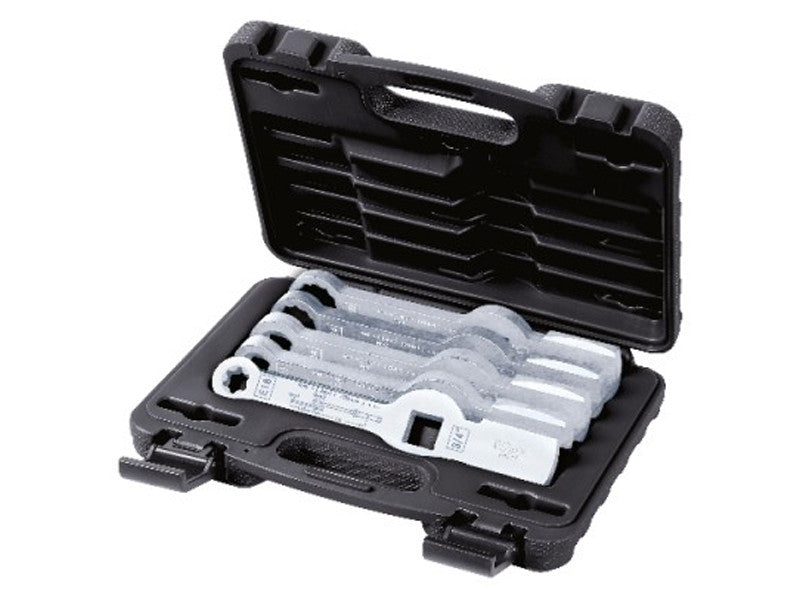 Zestaw 5 kluczy udarowych Beta do zacisków hamulcowych samochodów ciężarowych 1471T/C5 Torx wewnętrzny E18 E20 E24 wielokątny M24 M26