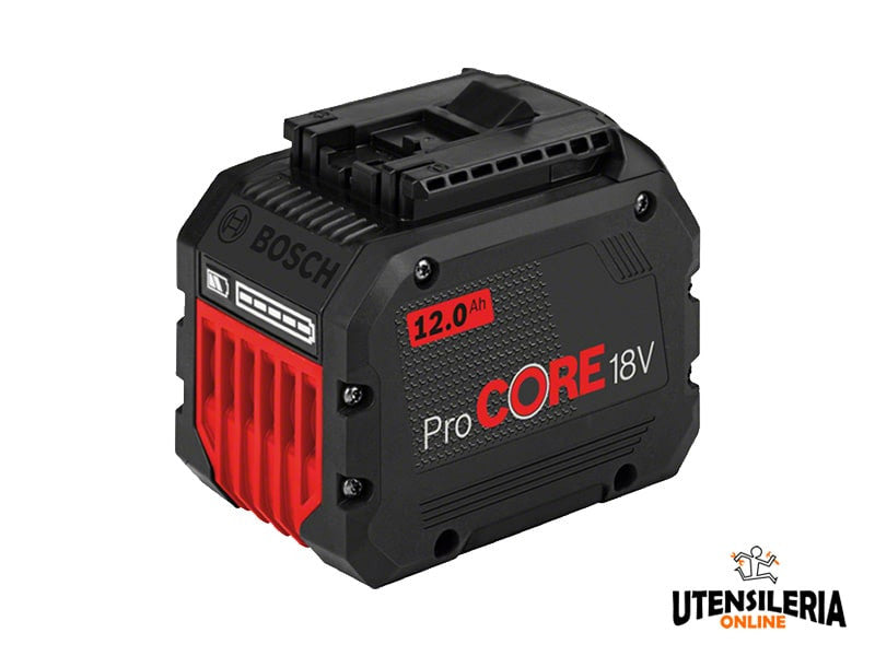 Bosch batterie ProCORE18V 12.0Ah 18V Li-ion noir rouge COOLPACK 2.0