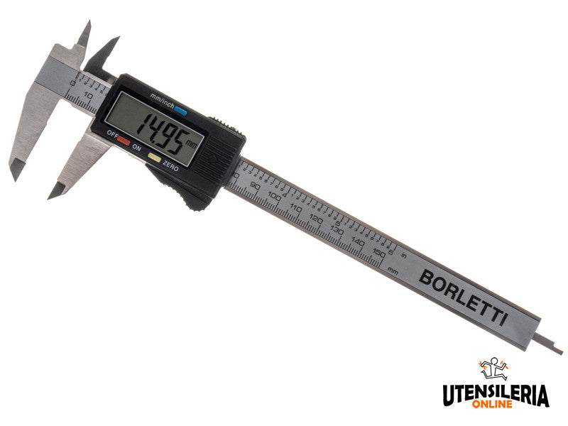 Borletti pied à coulisse numérique acier inoxydable 300mm grands chiffres CEP30