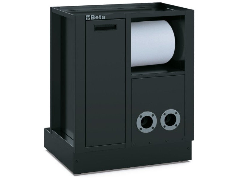 Beta utensili Werkstattmodul RSC50 MS-2AVV, vorverdrahtet für 2 Spulen, matt schwarz
