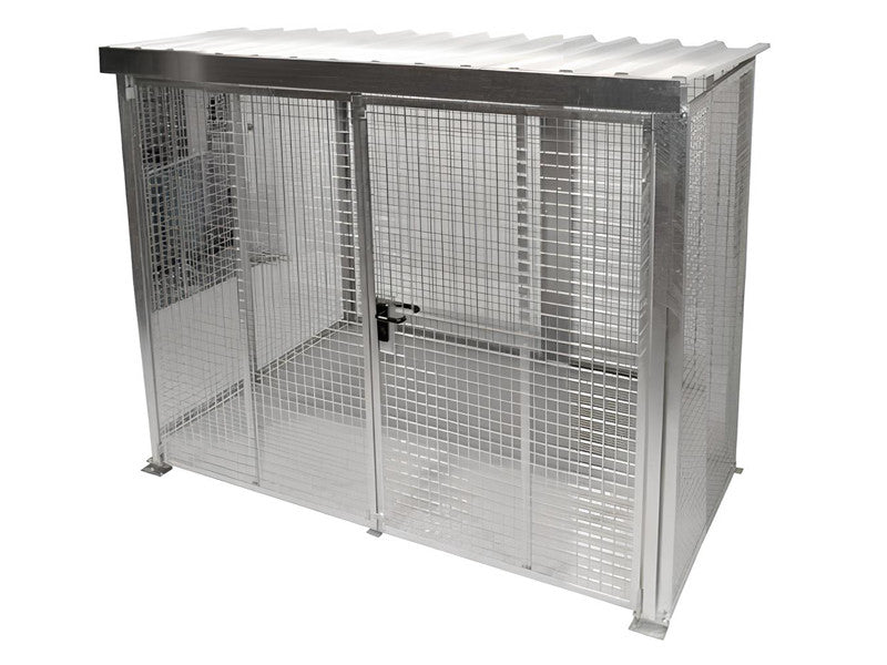 Carvel Außenlagereinheit 2100x1085x2190mm verzinkter Stahl 32 Gasflaschen
