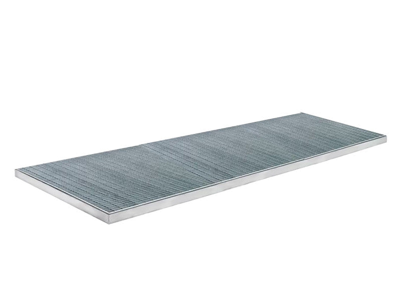 Carvel 1020x2500mm verzinkte Stahl-Auffangplattform zum Überfahren, 105L Fassungsvermögen