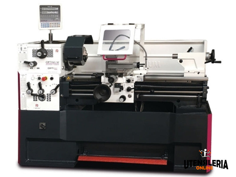 Optimum TH 4210V Paralleldrehmaschine mit stufenloser Verstellung und Maßanzeige, 5,5 kW, 400 V