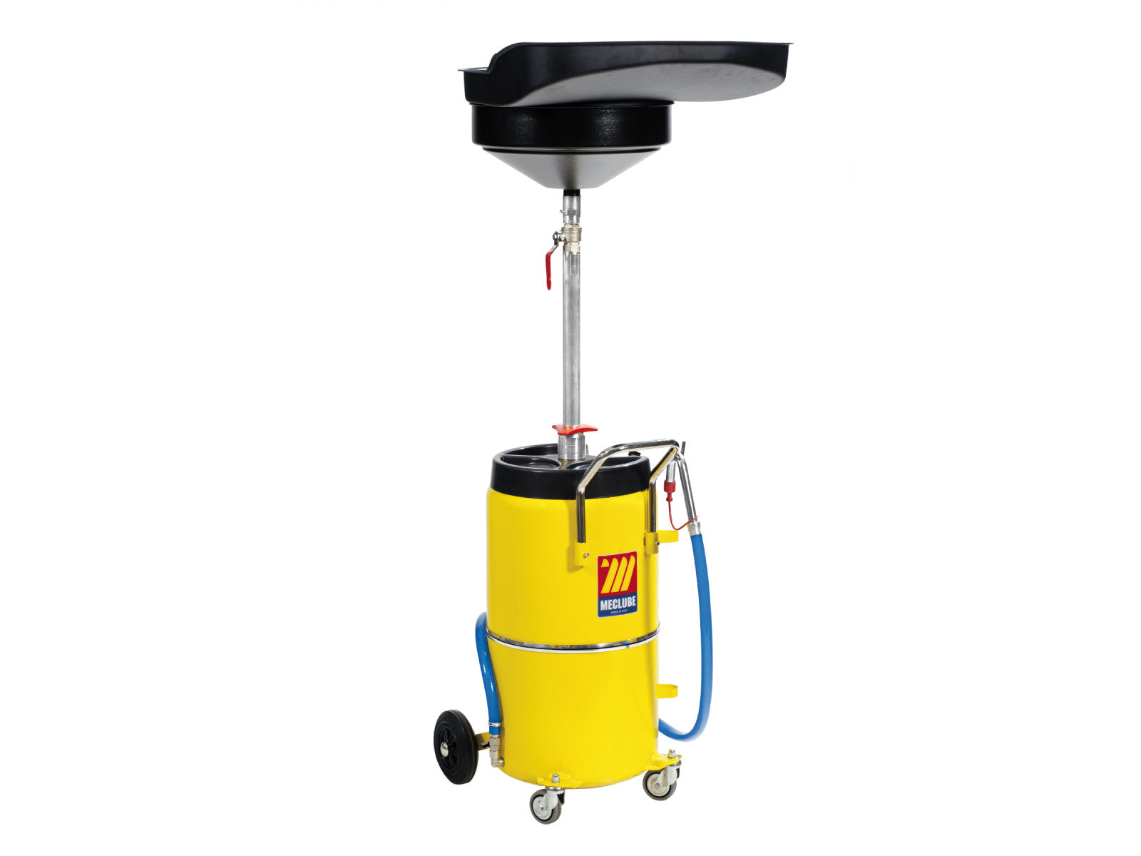Meclube récupérateur d'huile 90 litres avec entonnoir rotatif 360°