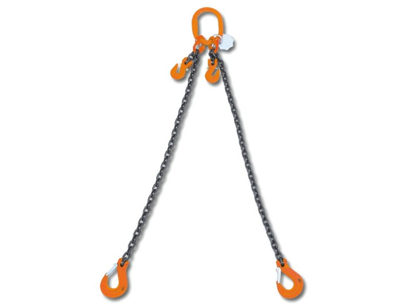 Beta élingue de levage 2 brins 8097 D10-2 avec crochets Clevis et raccourcisseurs de chaîne 10 mm 4,25 t