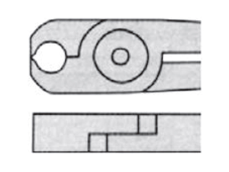 Finat L20E 0° Frontschneidklinge für Kunststoffschneider TR20 TR25