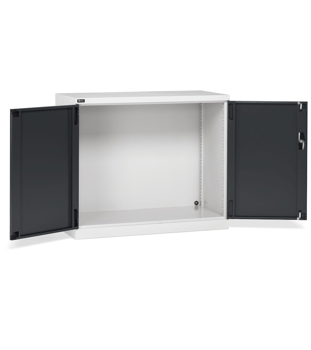 Armoire portes battantes Fami Perfom 64x27 EH 1193x555x1000, charge 800 Kg - Gris+Anthracite RAL 7035+7016 - réf. FAA1520C000PD