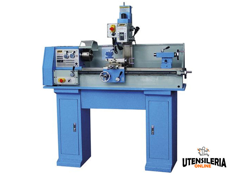 Paralleldrehmaschine 700 mm Ltf 0,75 kW 230 V mit Fräskopf